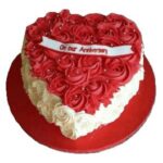 Vanilla Red Velvet cake