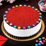 Red Velvet Gems Cake 1