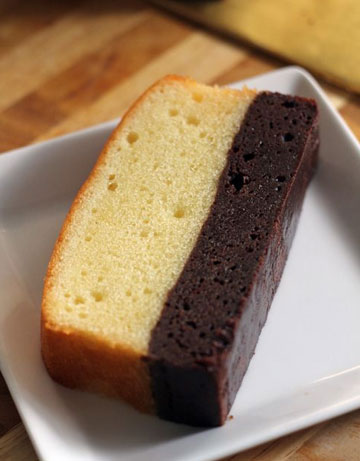 Vanilla Brownie Cake