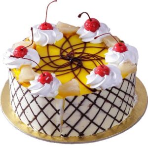 Pineapple Cake With White Chocolate