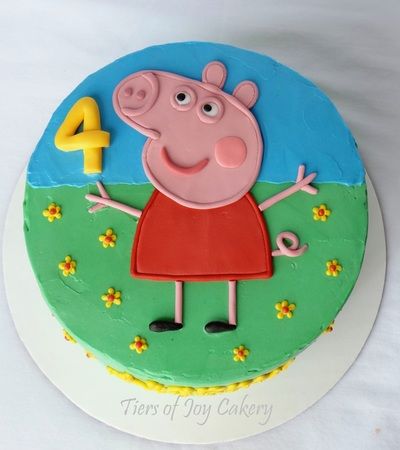 peppa Pig Theme Cake 5
