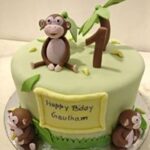 Monkey Theme Cake 1