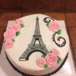 Effle Tower Theme Cake 1