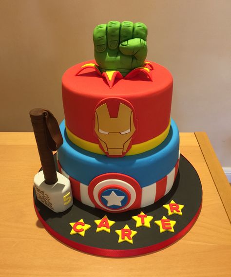 Avenger Theme Cake 2