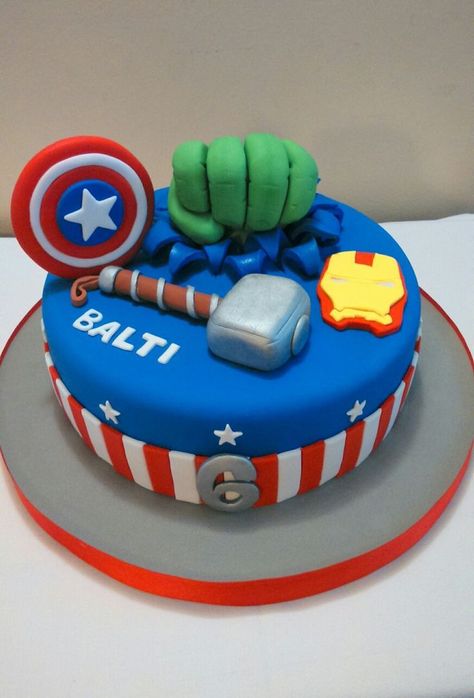 Avenger Theme Cake