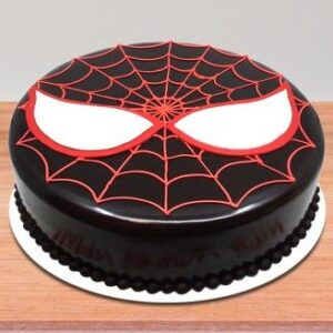 Chocolaty Spiderman Cake