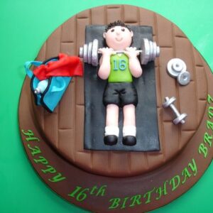 Gym Theme Cake