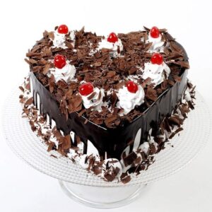 Desire Heart Shape Black Forest Cake
