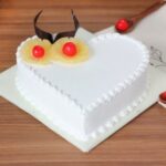 Heart Shape Pineapple Cake 1 1