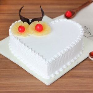 Heart Shape Pineapple Cake 1