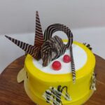 Pineapple Cake With Chocolate Garnish 1