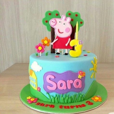 Peppa Pig Theme Cake 2