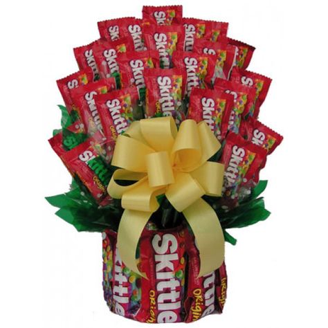 Skittle Chocolate Bouquet