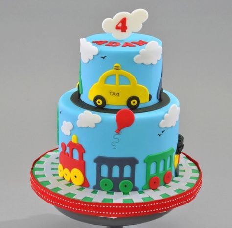 Car Theme Cake 1