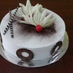 White Forest Cake with Garnish 1
