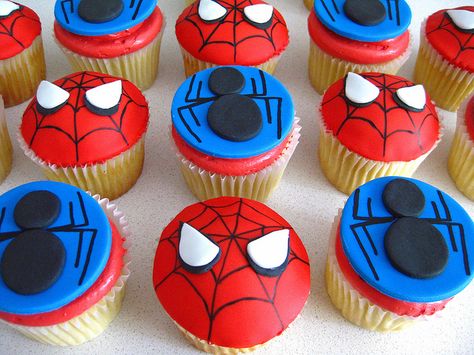 Spider Man Theme CupCakes