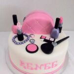 Make Up Theme Cake